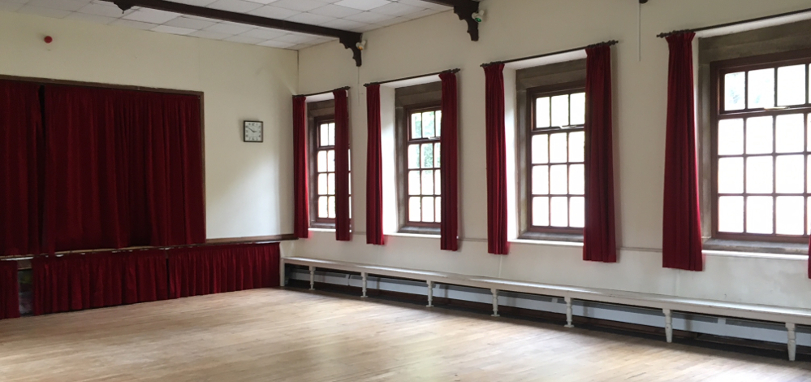 Lothersdale Village Hall - empty hall