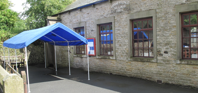 Lothersdale Village Hall - Gazebo for outside catering